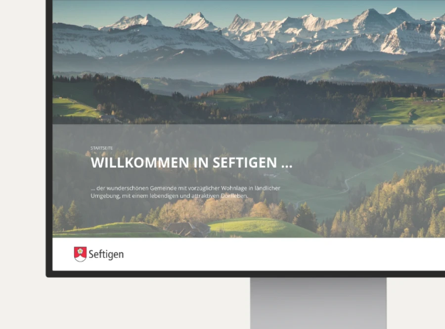 Webseite Gemeinde Seftigen